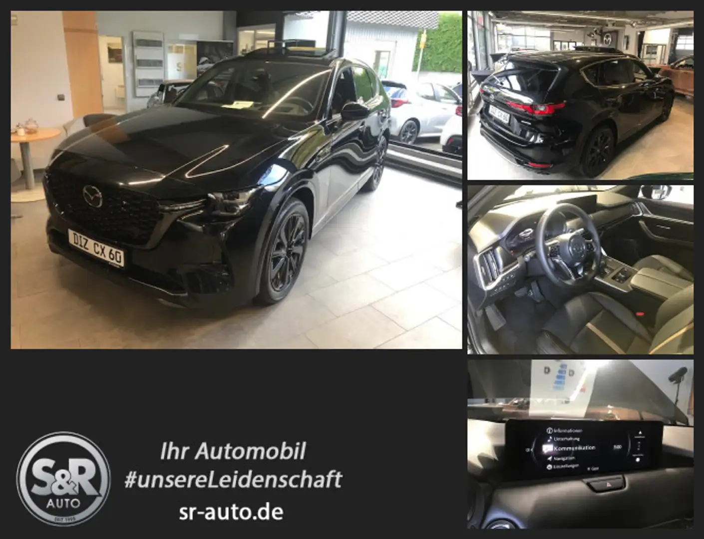 Mazda CX-60 5WGN 2.5L e-SKYACTIV PHEV 327ps 8AT AWD Homura Plu Schwarz - 1