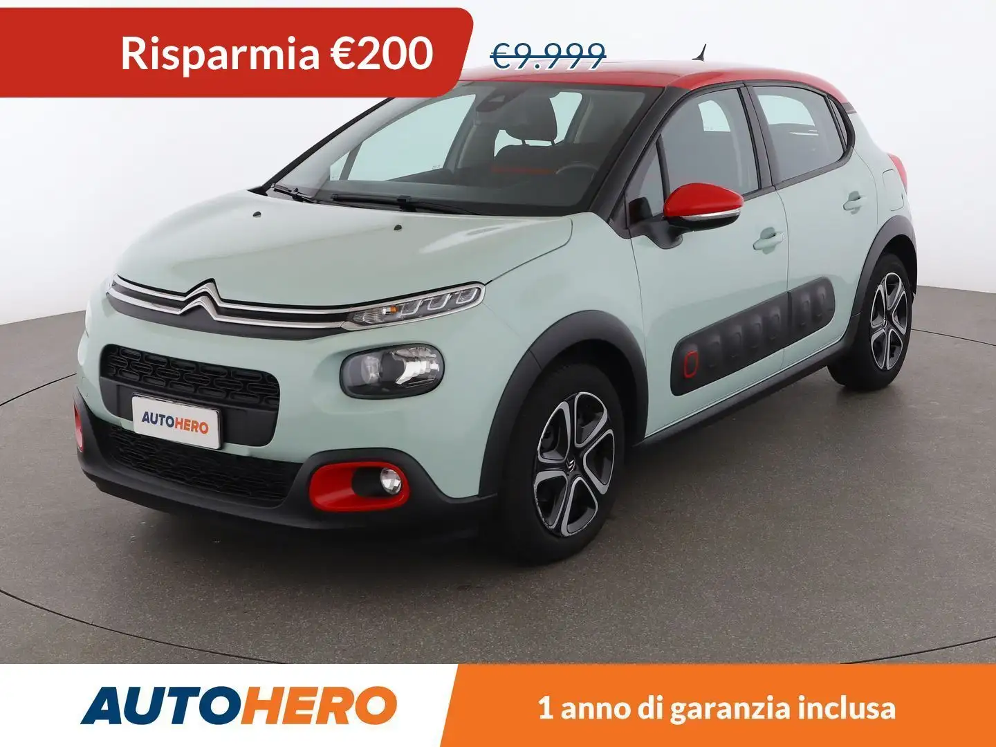 Citroen C3 1.2 PureTech Shine Verde - 1