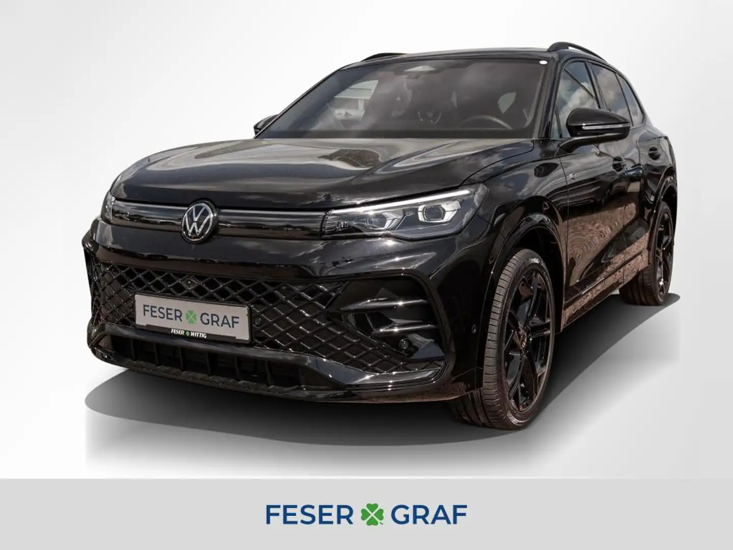 Volkswagen Tiguan 2.0 TDI R-Line DSG 4M/AHK/Pano/Matrix/HUD/ Schwarz - 1