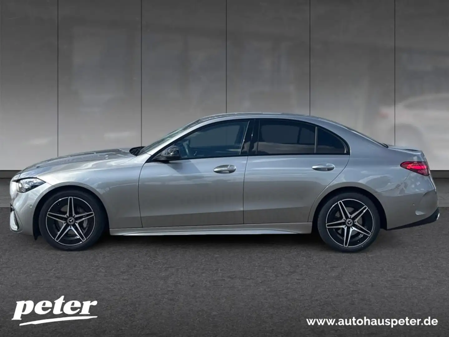 Mercedes-Benz C 300 d 4MATIC AMG, Hinterachslenkung, Head Up Silber - 2