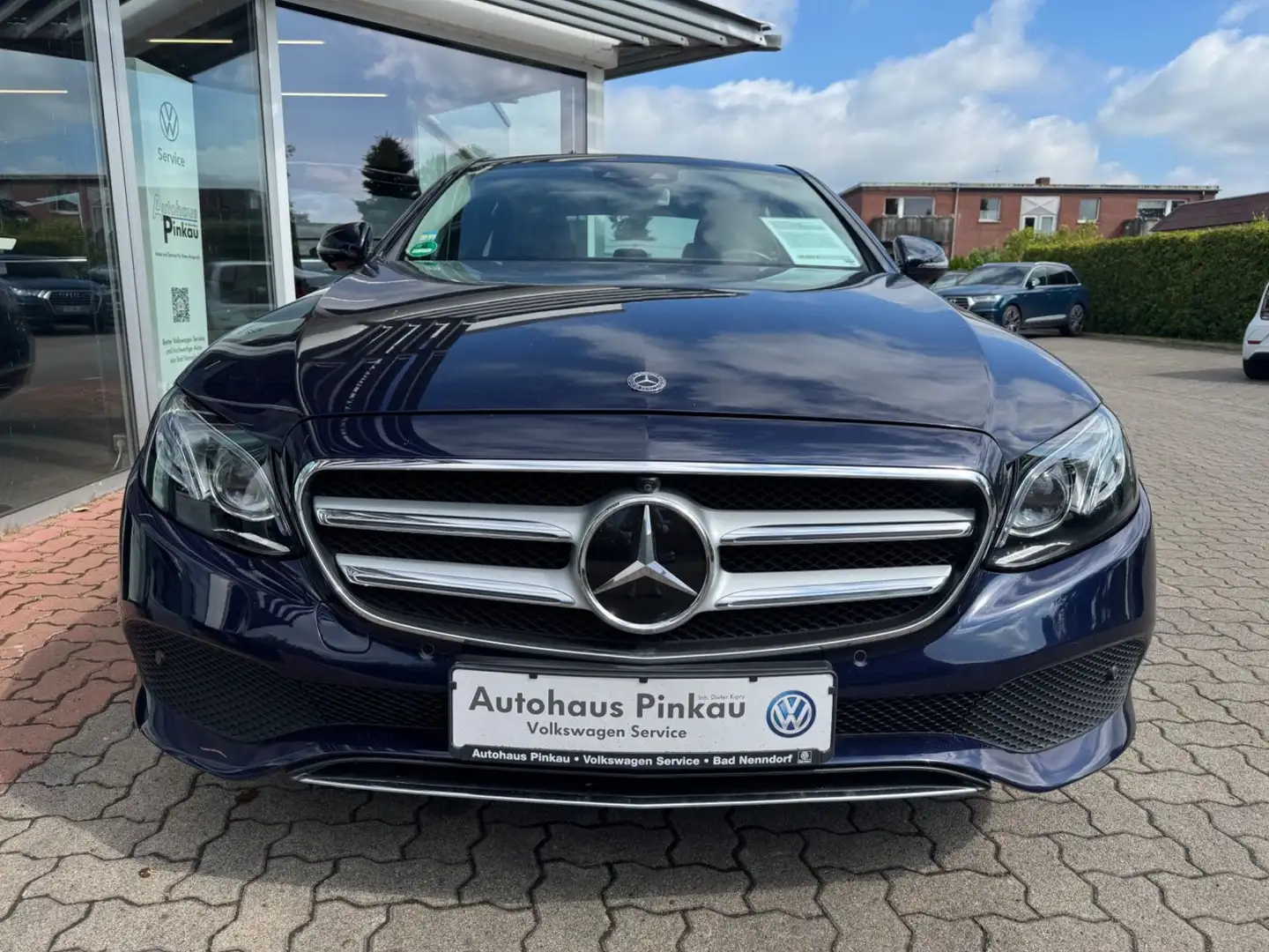 Mercedes-Benz E 400 E400 Exclusive 4M LUFT Leder HUD Burmester VOLL Blau - 2