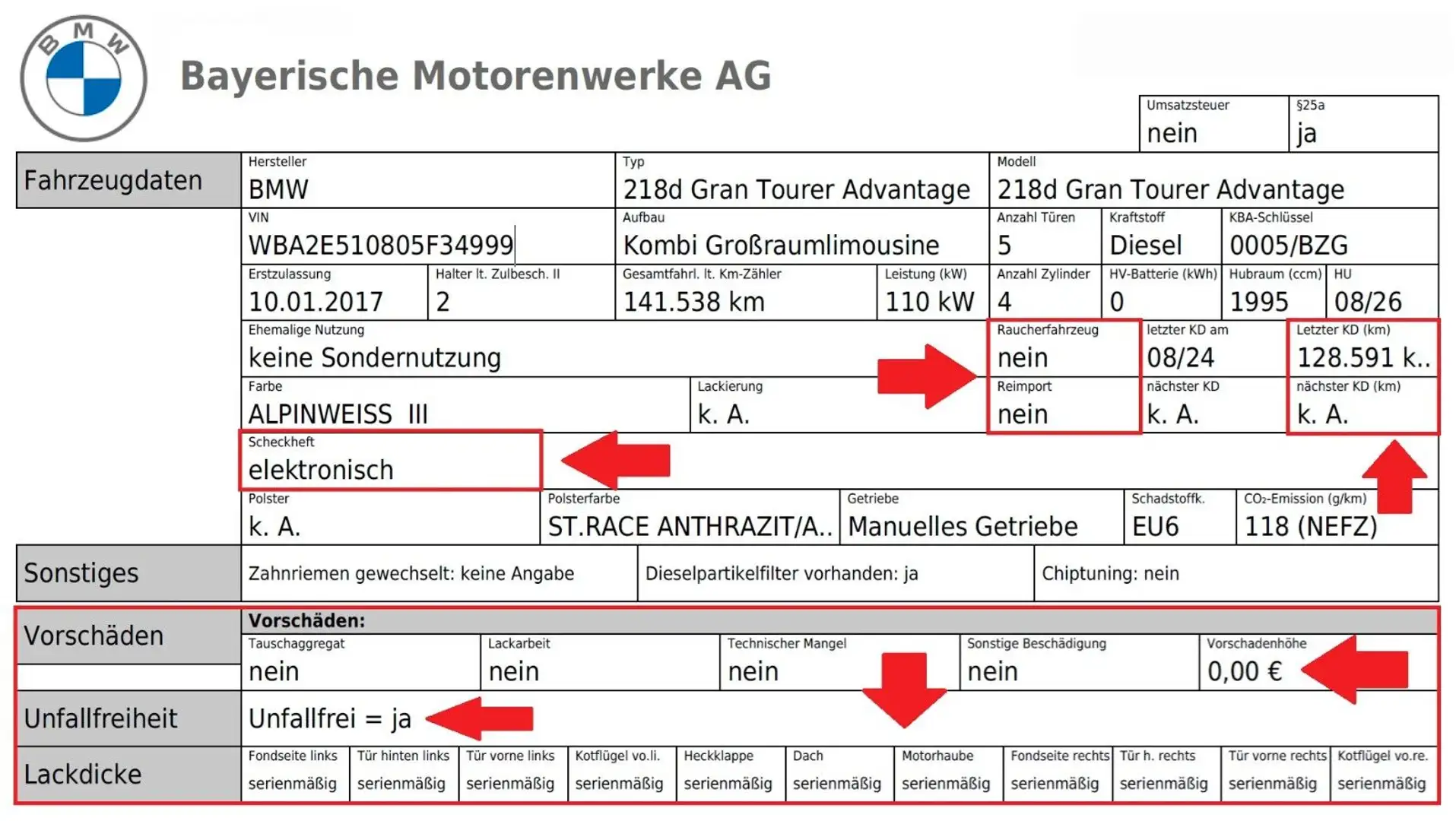 BMW 218 Advantage*7 SITZE*GARANTIE*TOP* Blanc - 2