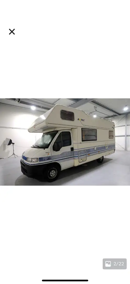 Fiat 2300 Wohnmobil Білий - 1