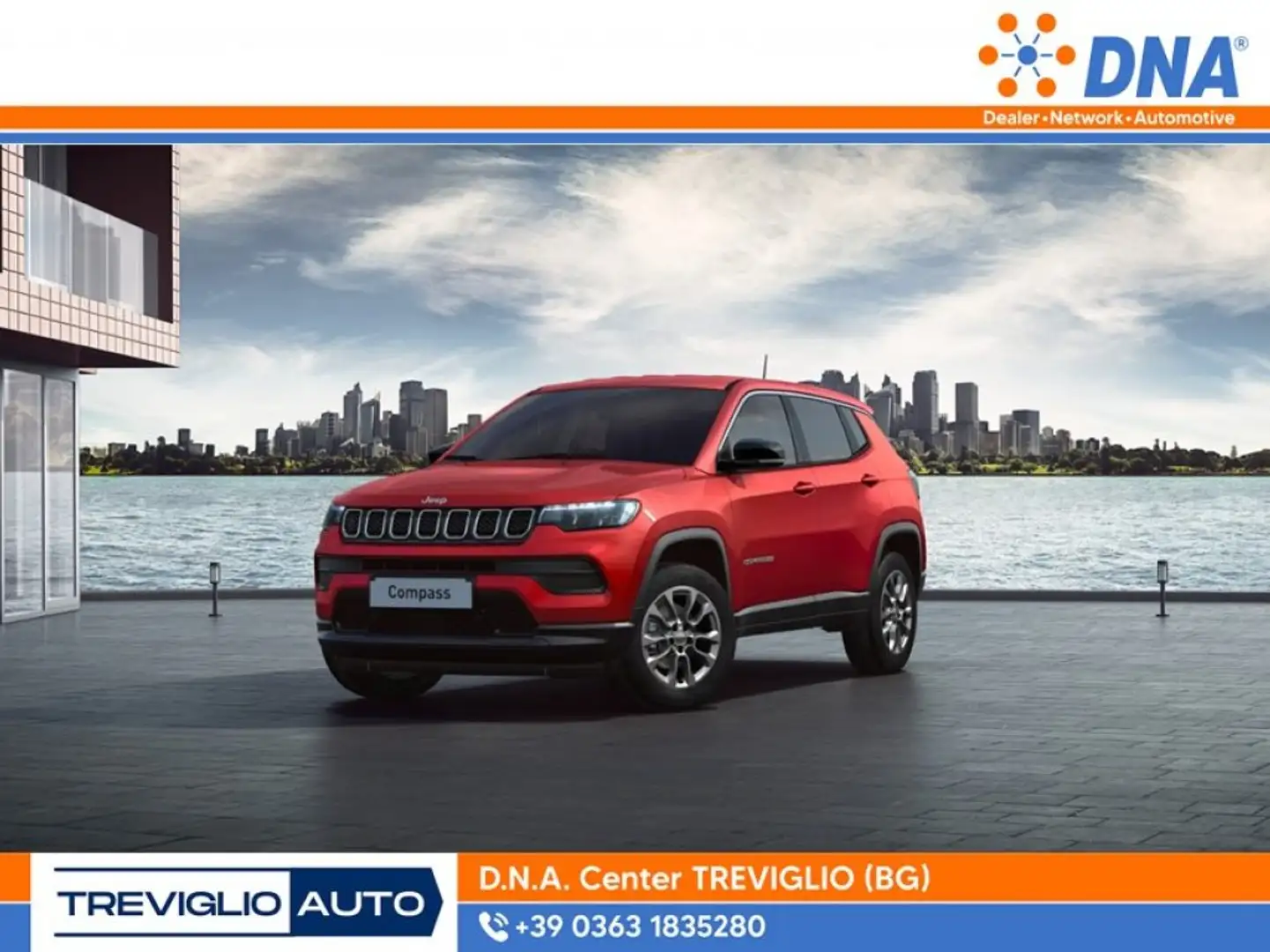 Jeep Compass 1.6 Mjt II 2WD LONGITUDE+NIGHT EAGLE + LIMITED + S Red - 1