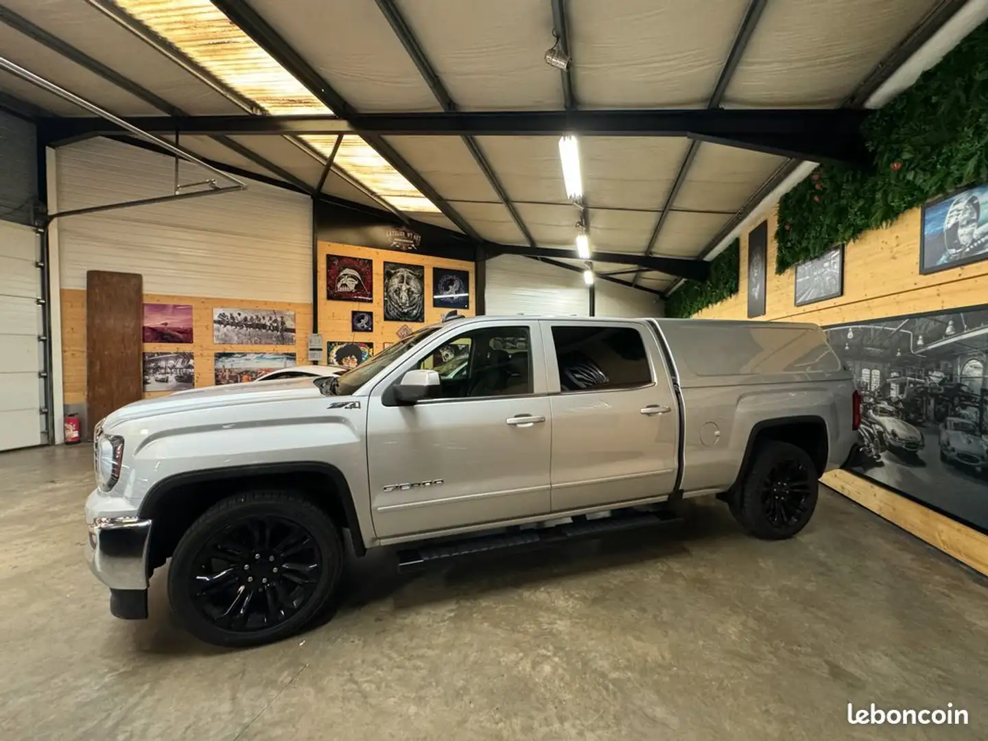 GMC Sierra GMC V8 5,3L Flexfuel Argent - 2