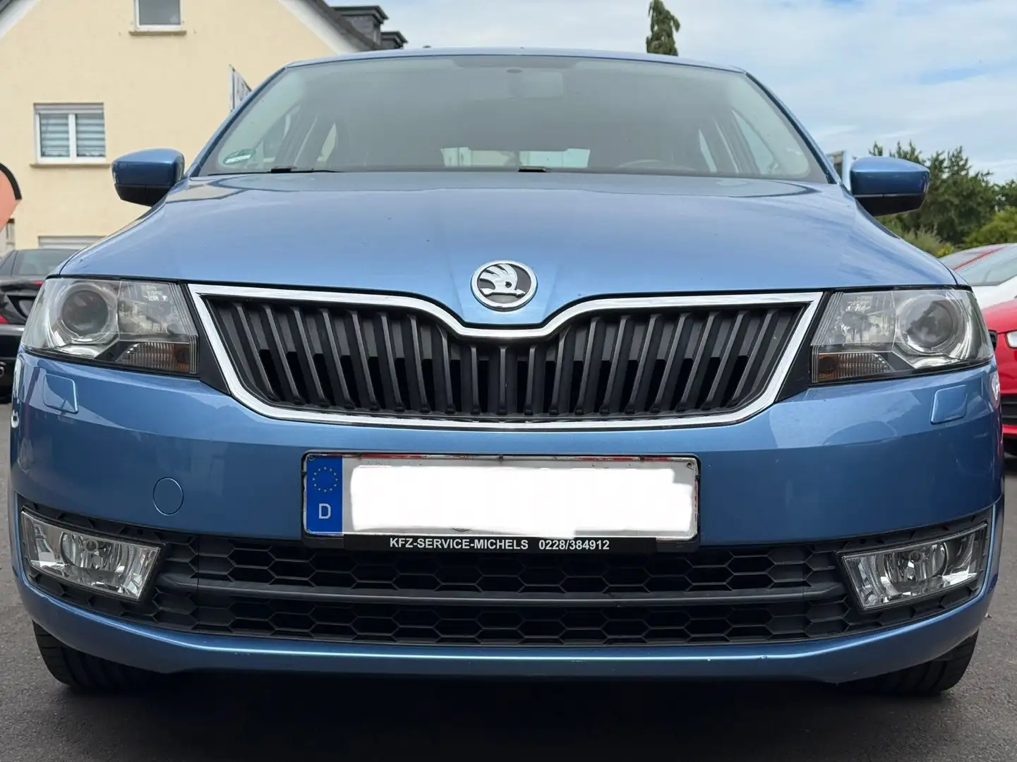 Skoda Rapid/Spaceback Elegance Aut. BIXENON/KLIMA/SHZ/PDC/TEMPO Modrá - 2