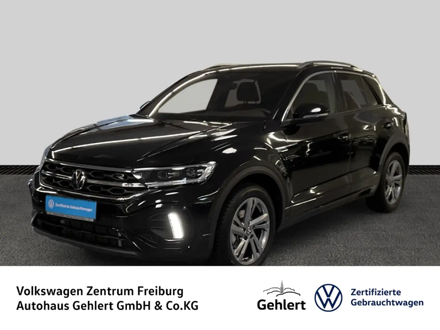 Volkswagen T-Roc R-Line 1.5 TSI DSG AHK Navi LED Rückfahrkamera Schwarz - 1