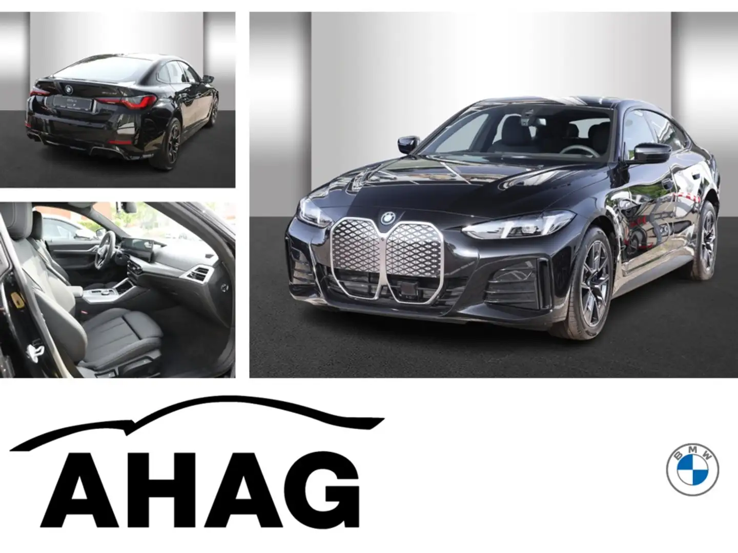 BMW i4 eDrive40 M Sportpaket Innovationsp. Klimaaut. Zwart - 1