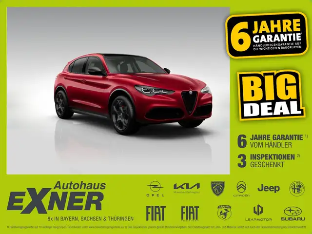Alfa Romeo Stelvio Veloce Panoramaglasschiebedach, 21 ALU