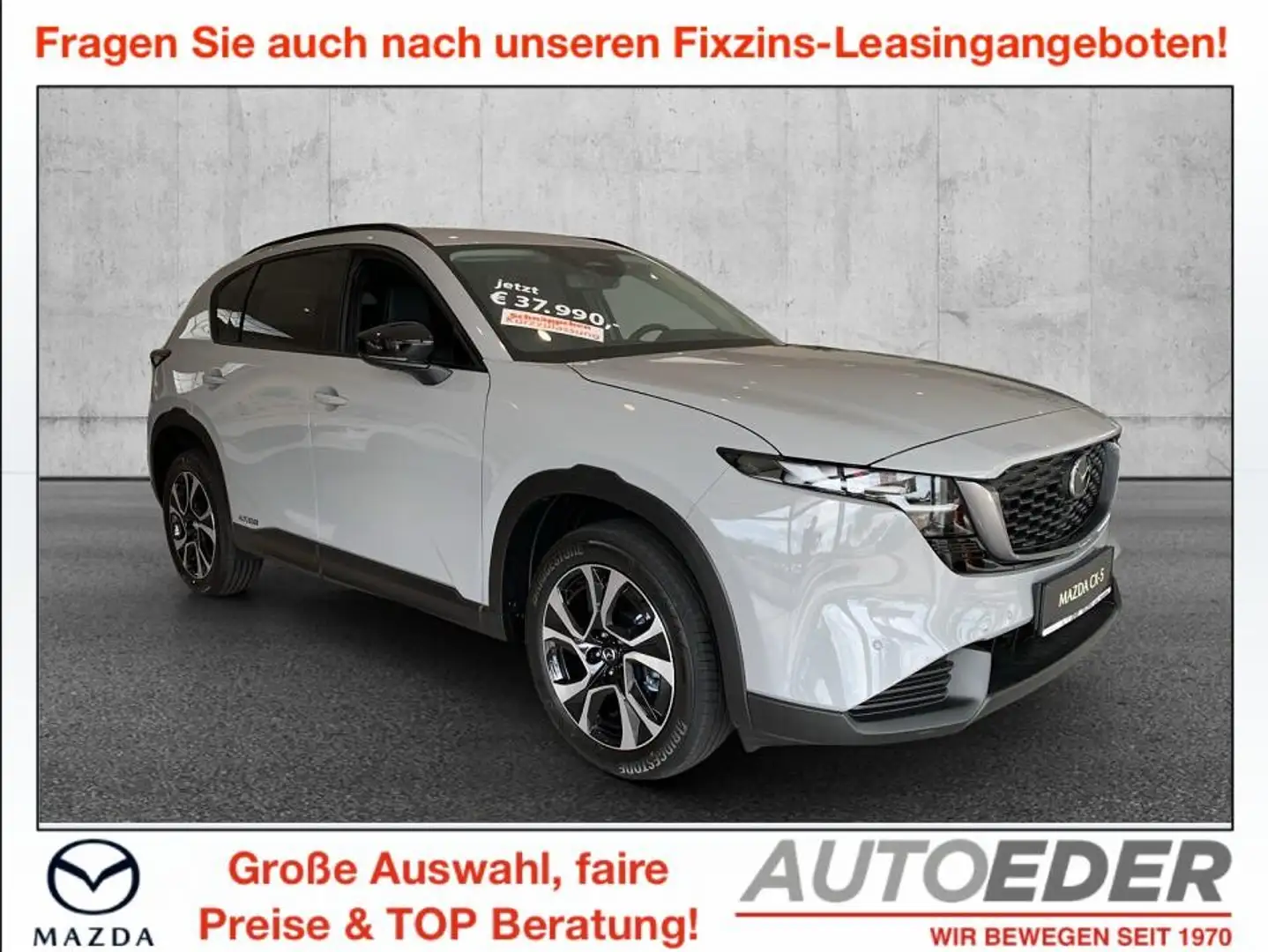Mazda CX-5 e-Skyactiv G141 MHEV Exclusive-Line Aut. Grau - 1