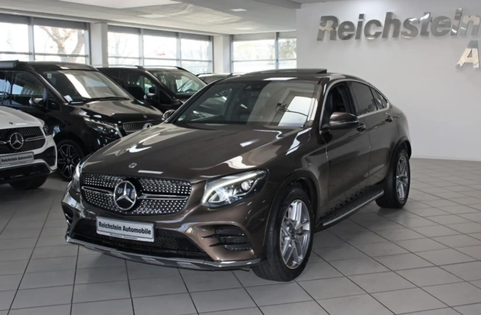 Mercedes-Benz GLC 250 4M COUPE AMG DISTR KAMERA TOTW Brun - 2