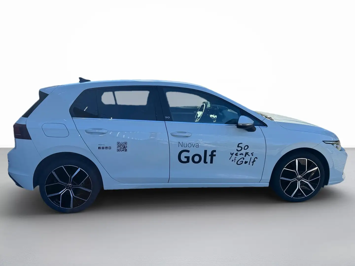 Volkswagen Golf 1.5 tsi ehybrid 50 years 204cv dsg Bianco - 2
