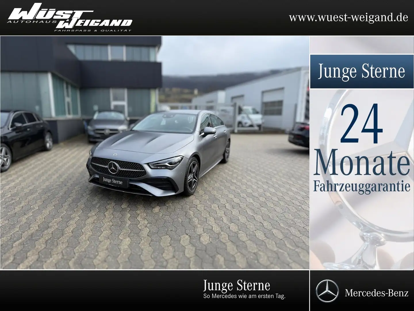 Mercedes-Benz CLA 200 SB AMG Premium Dist/Kamera/LED/Sound/AHK Grau - 1