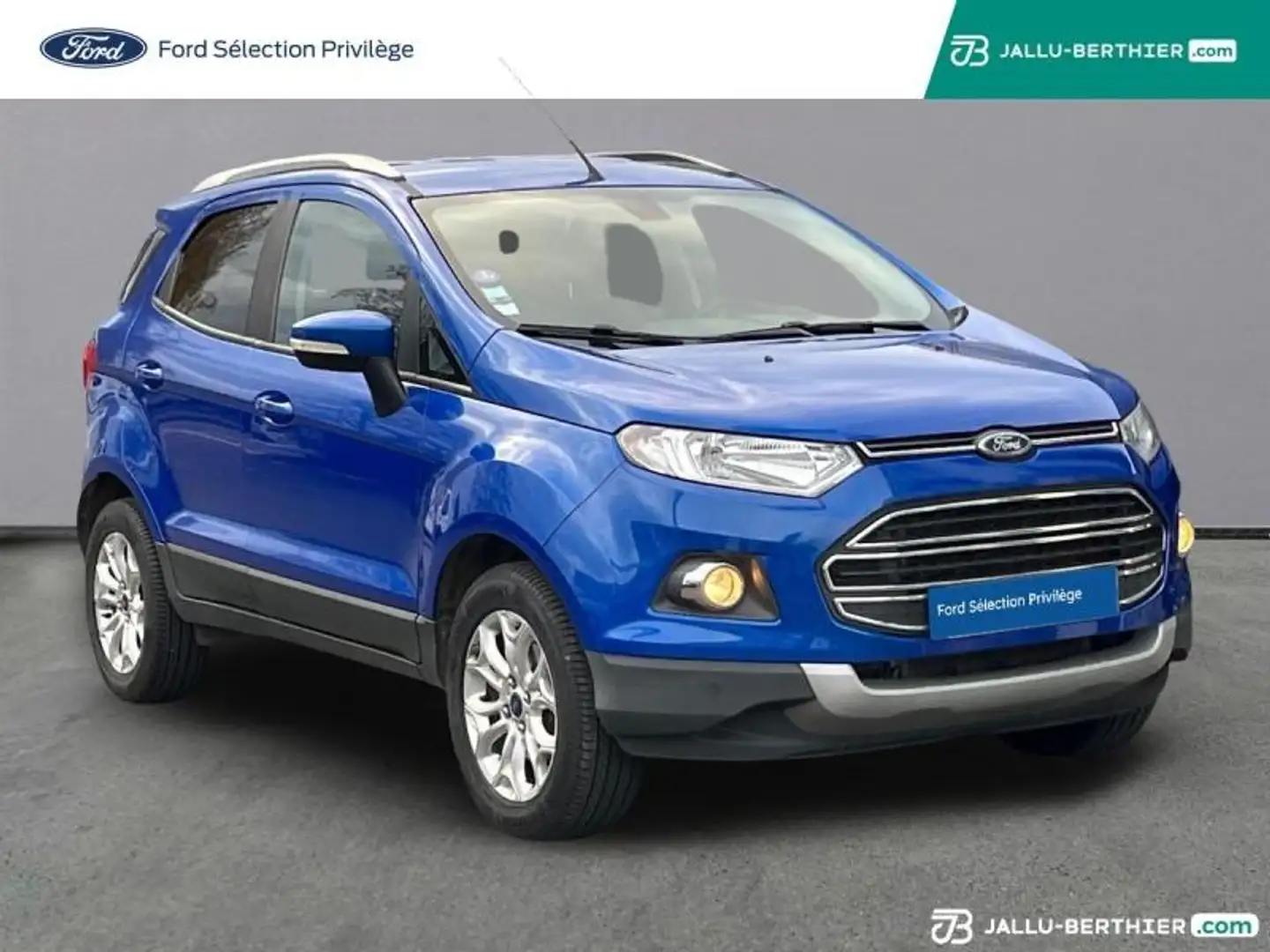 Ford EcoSport 1.0 EcoBoost 125ch Titanium Bleu - 2
