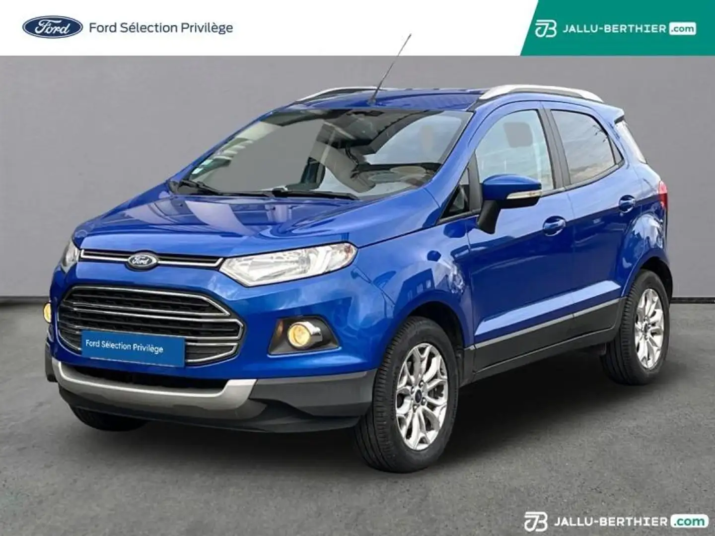 Ford EcoSport 1.0 EcoBoost 125ch Titanium Bleu - 1