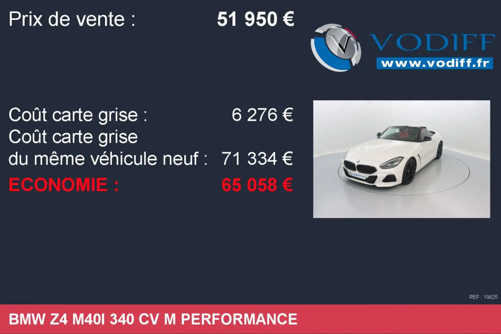 BMW Z4 M40I 340 CV M PERFORMANCE Blanc - 2