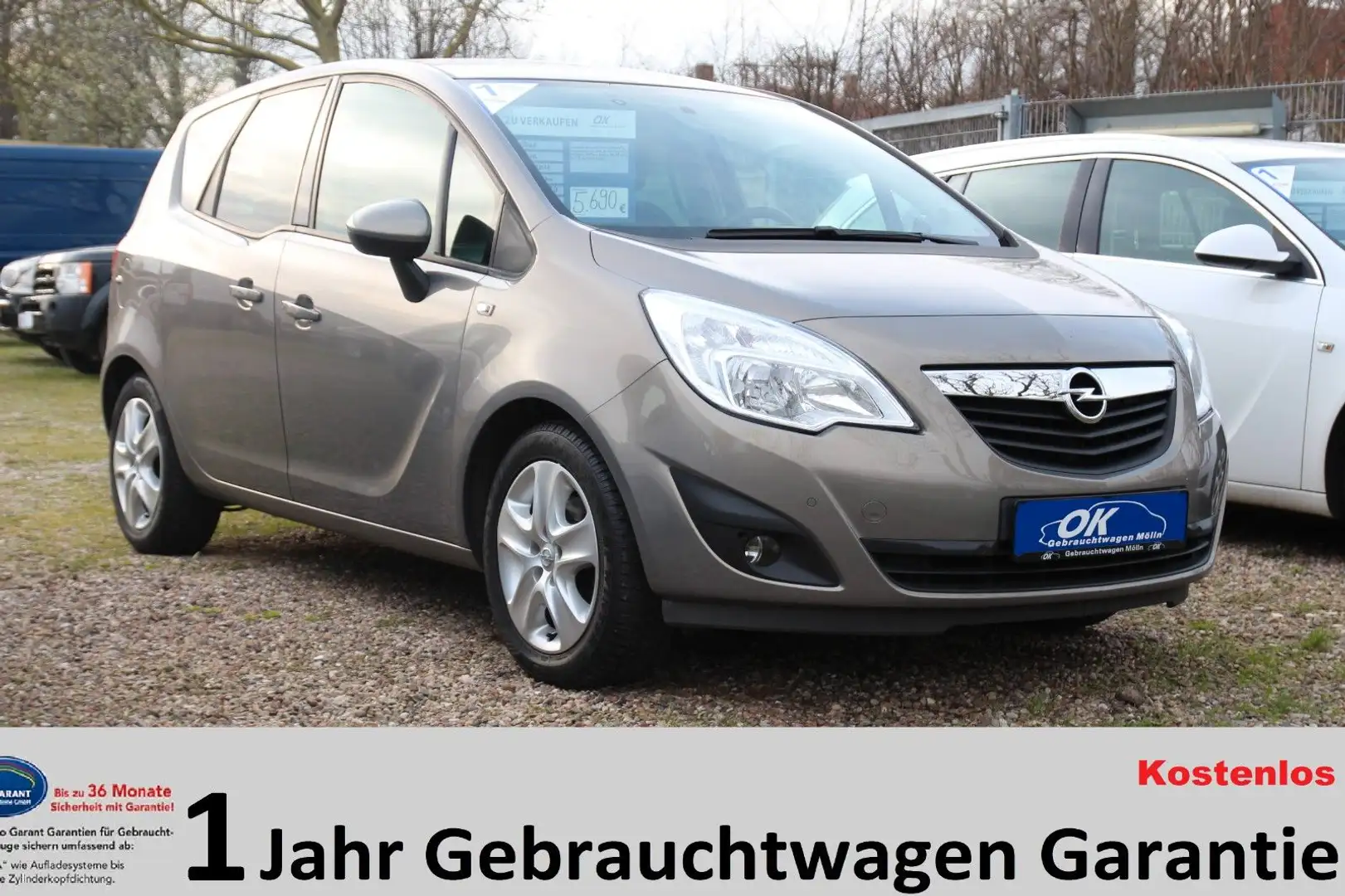 Opel Meriva Design Edition*S.Heft*Klima*Tempo*PDC*AHK Braun - 1