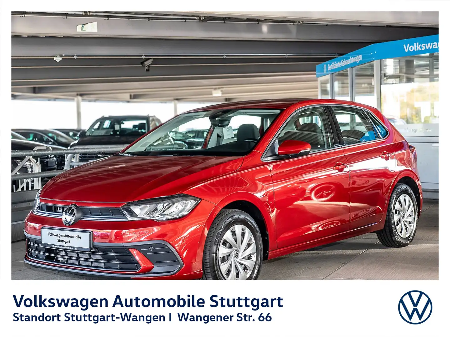 Volkswagen Polo Life 1.0 TSI DSG LED Bluetooth ACC SHZ PDC Rot - 1