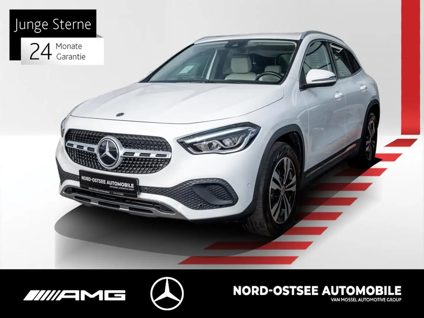 Mercedes-Benz GLA 200 d PROGRESSIVE KAMERA NAVI+ AHK TEMPO LED Blanco - 1