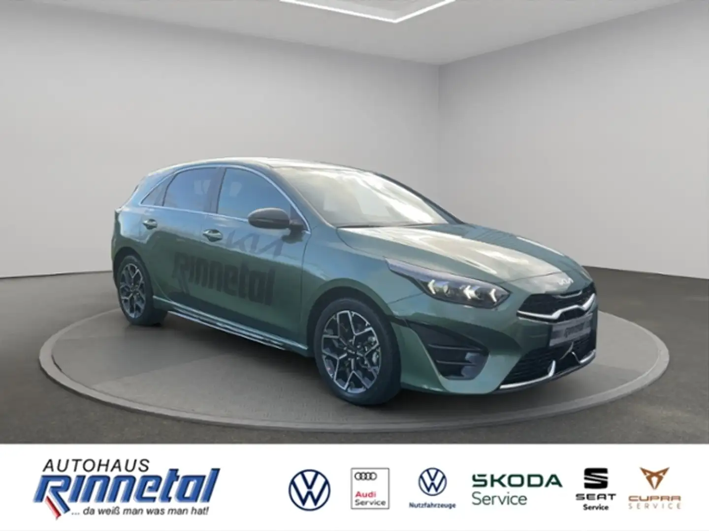 Kia Ceed / cee'd GT-Line 140 DCT7 STD RFK+KLIMA+LED+NAVI+ALU+SITZH Grün - 2