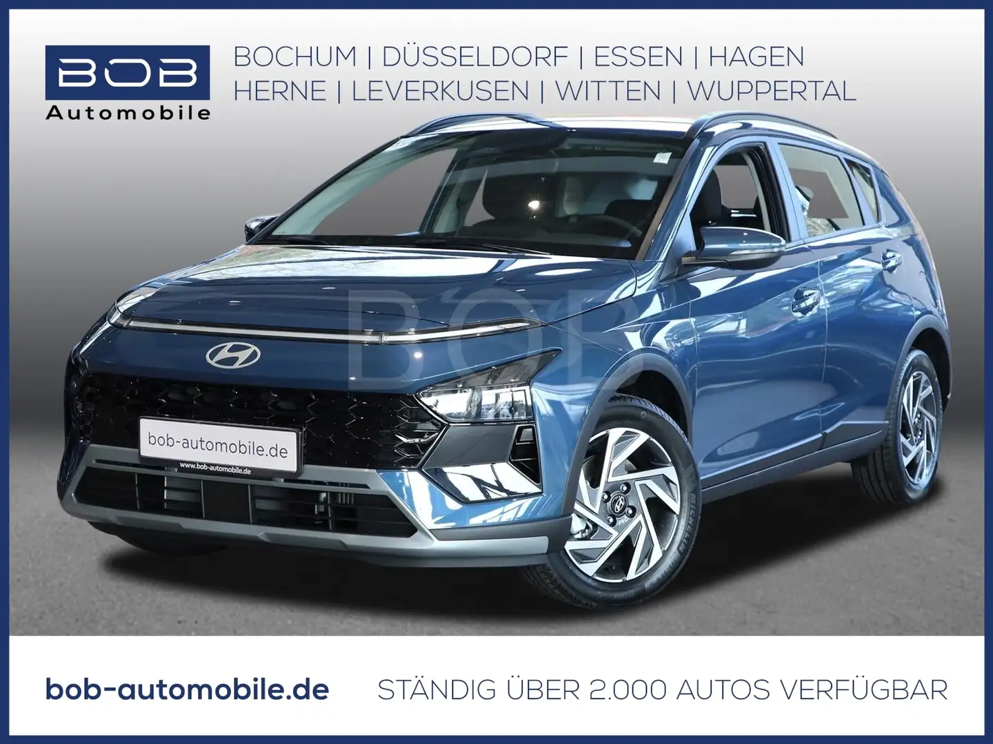 Hyundai BAYON FL25 1.0 T-GDI Trend NAVI SHZ PDC KLIMA BT Blau - 1