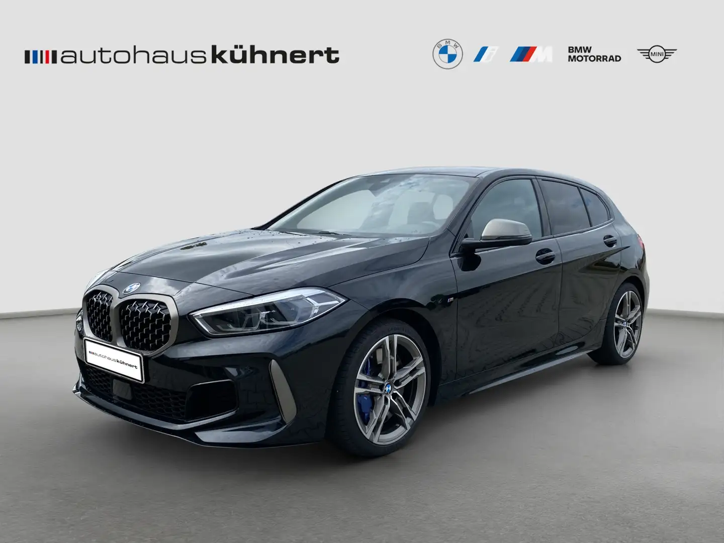 BMW 135 Mi xDrive 5-Türer 1. Hand SpurAss HiFi Navi Zwart - 1