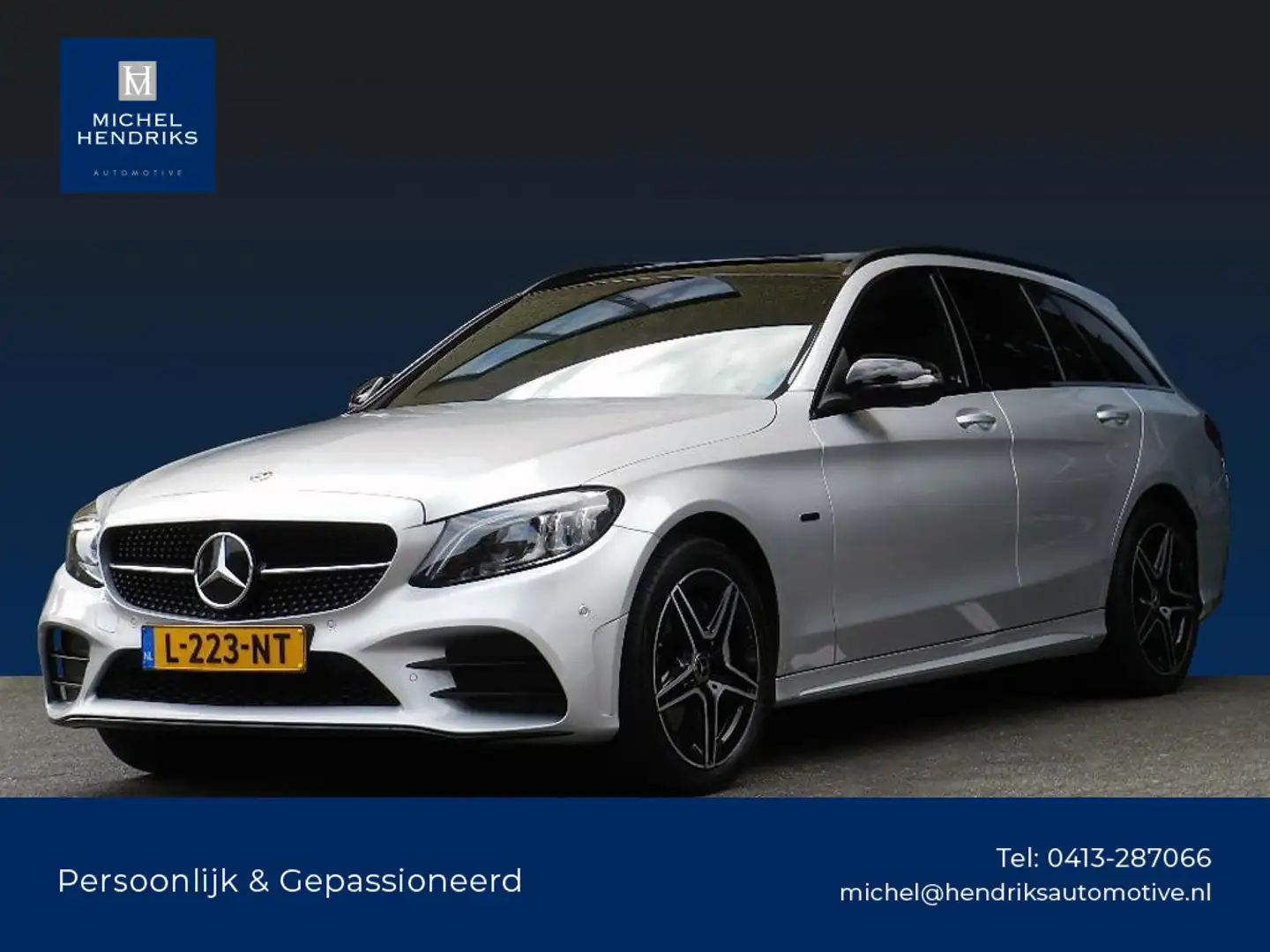 Mercedes-Benz C 300 Estate e AMG Limited Night Edition Orig.NL Grijs - 1