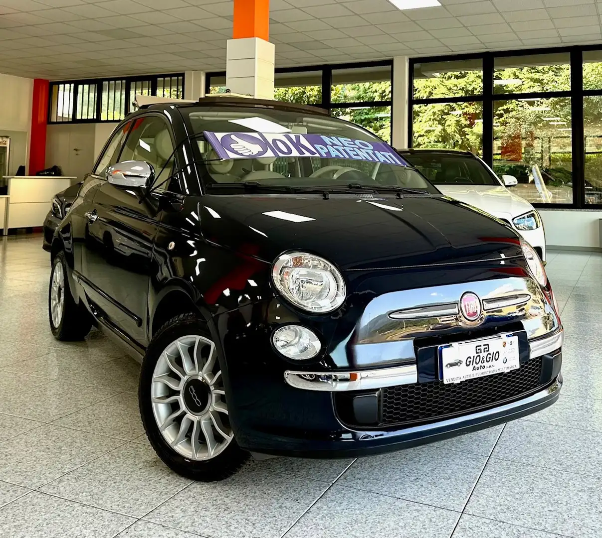 Fiat 500C 500C III 1.2 Lounge 69cv "OK NEO PATENTATI" Bleu - 2
