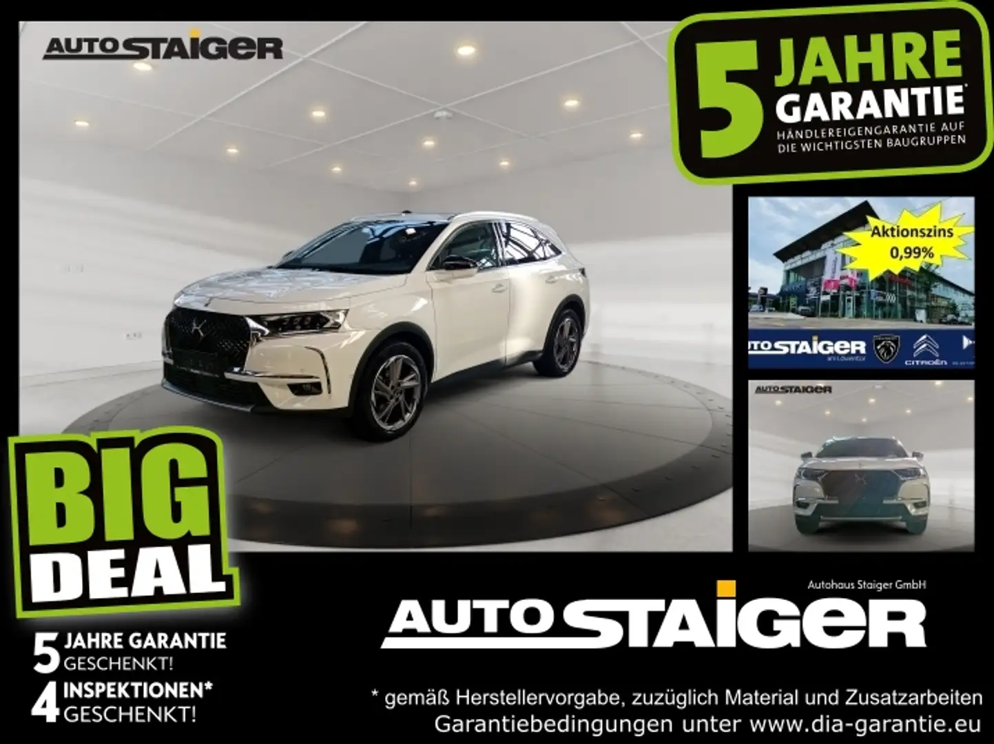 DS Automobiles DS 7 Crossback DS7 Crossback E-Tense Rivoli *Leder*Navi* Weiß - 1