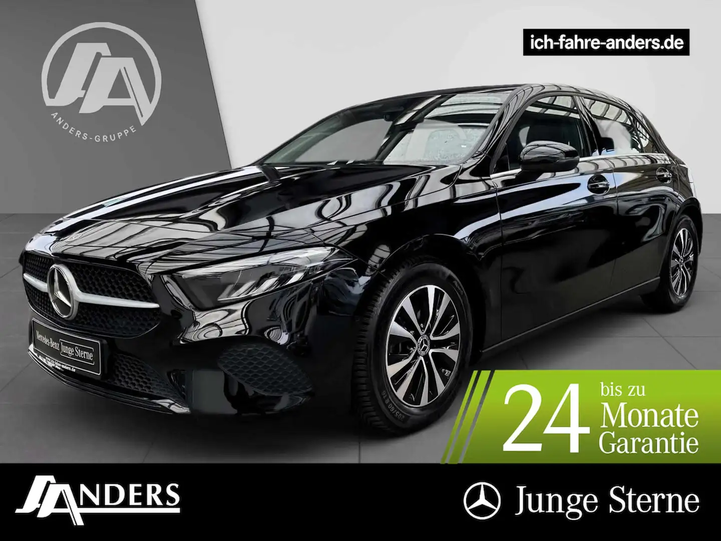 Mercedes-Benz A 180 d Adv.+Navi Prem.+LED+Kam+Tempom.+SHZ+PTS+ Negro - 1