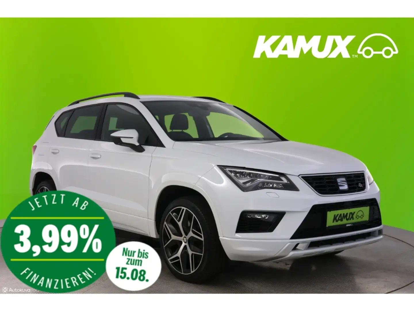 SEAT Ateca 2.0TDI DSG FR+LED+NAVI+VIRTUAL+PDC Weiß - 1