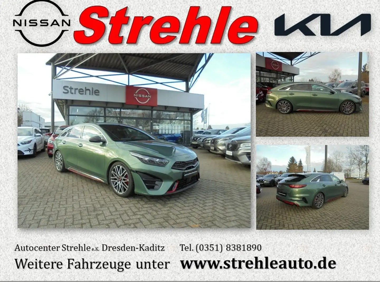 Kia ProCeed / pro_cee'd GT1.6T-GDI 204PS,DCT7,Bastuck Anlage,Fahrwerk,JBL Grün - 1