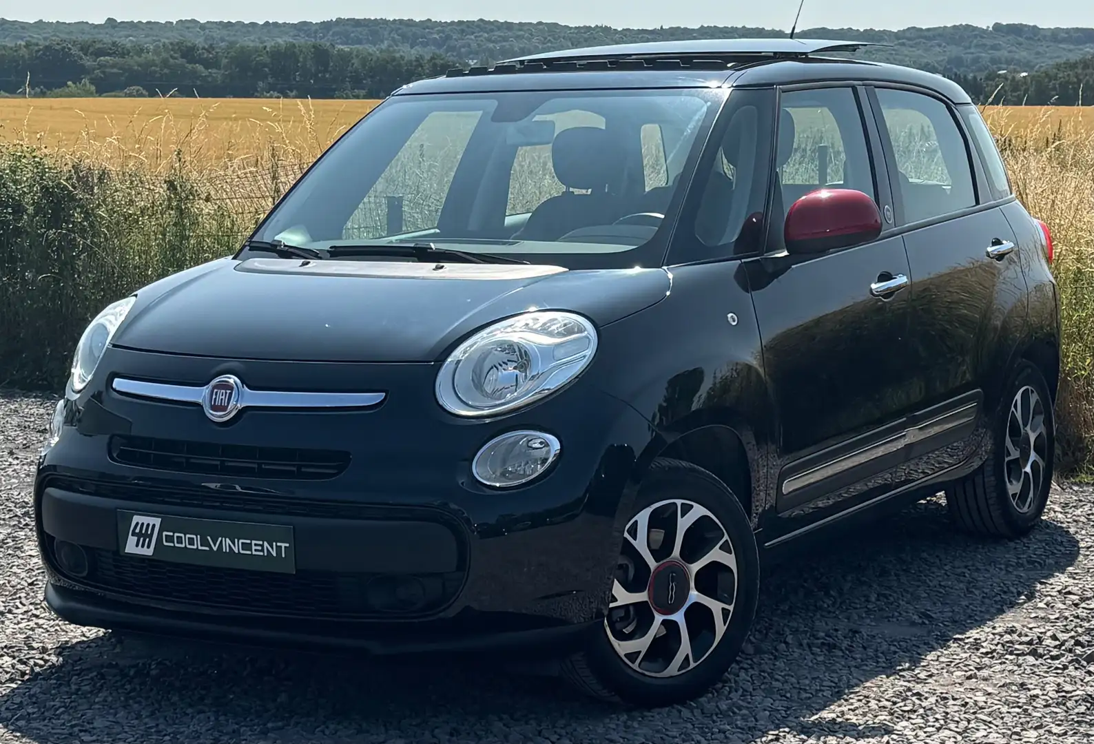 Fiat 500L 1.4i - Edition Rosso Amor - Toit pano - Bluetooth Zwart - 1