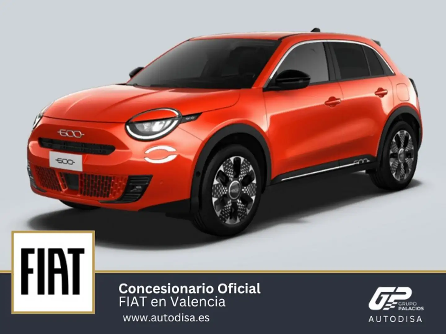 Fiat 600 e RED 54kwh 115kw 156cv Rojo - 2