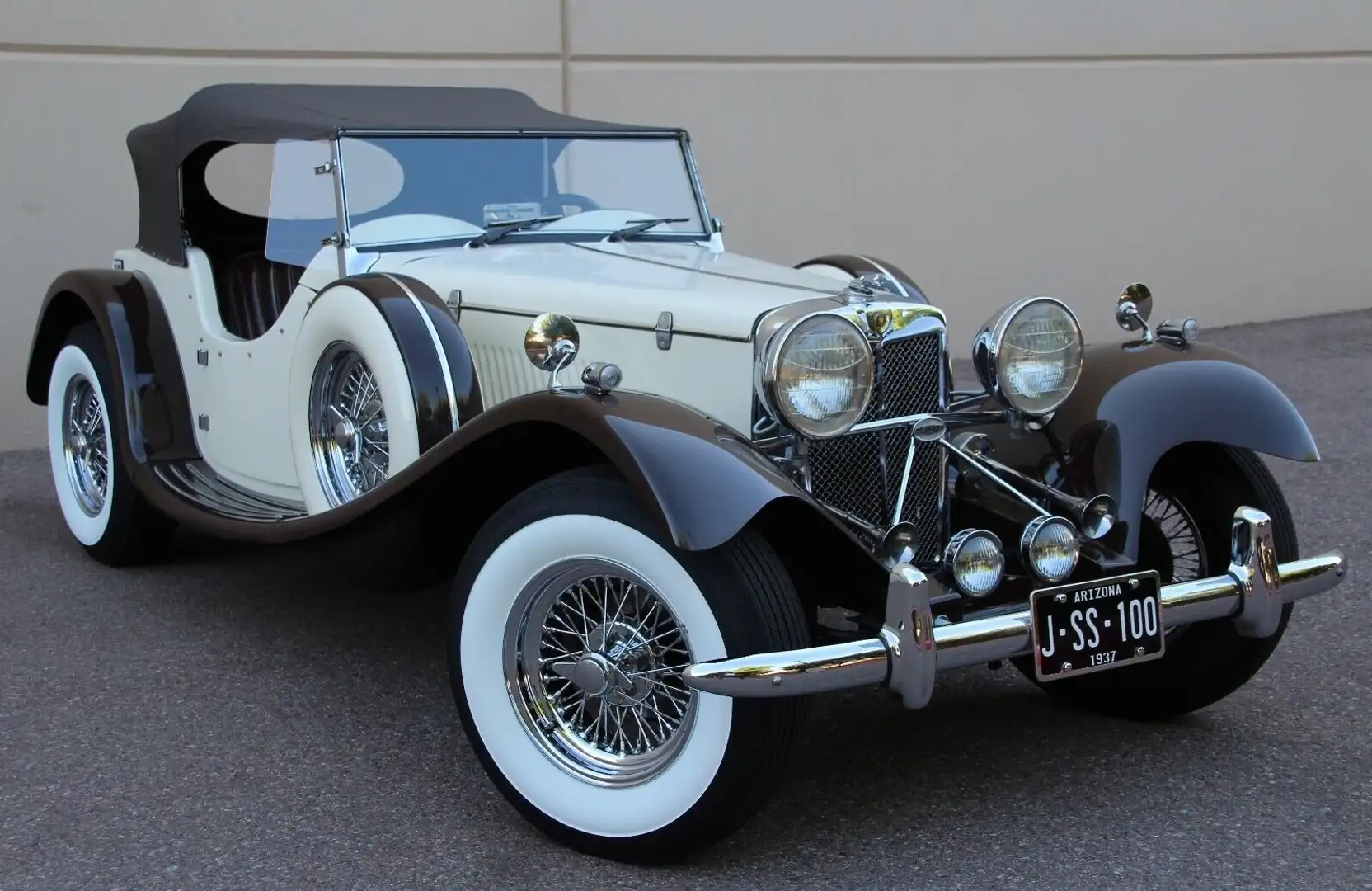 Jaguar SS 100, Replika Beige - 1