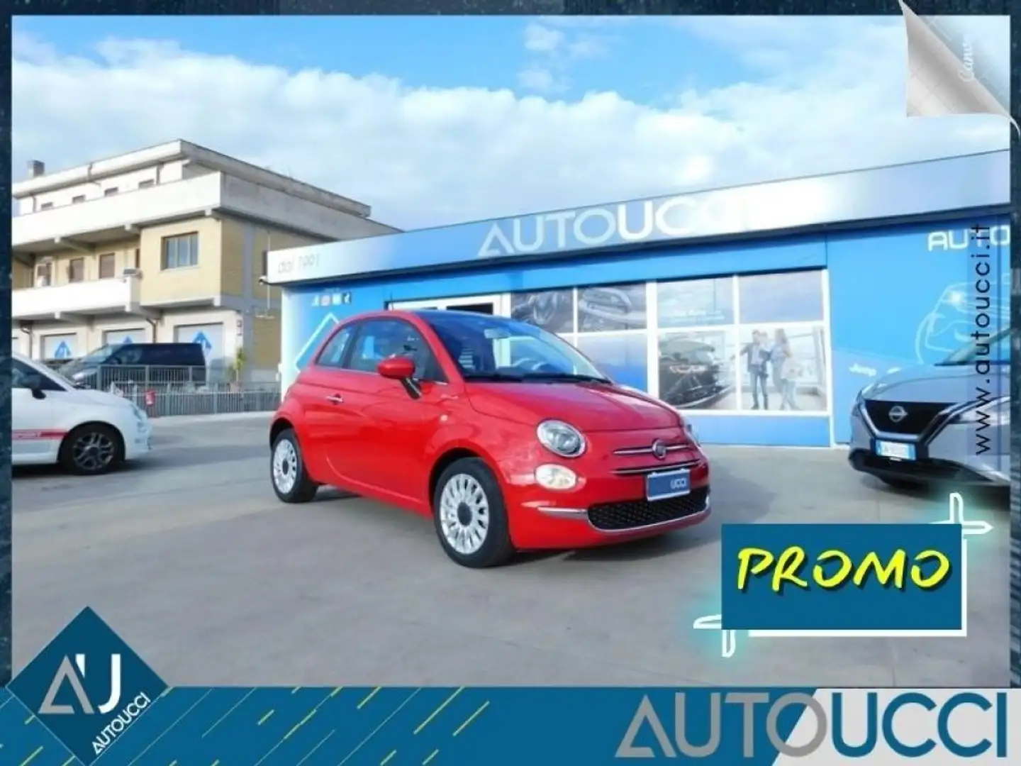 Fiat 500 1.0 Hybrid 70 Cv Dolcevita Carplay Rood - 1