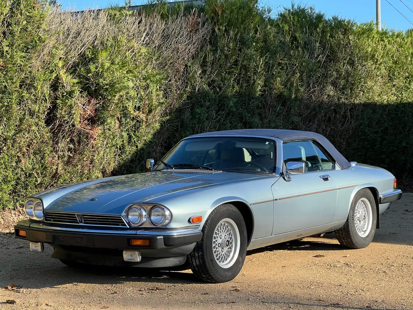 Jaguar XJSC XJS-C V12 A Bleu - 1