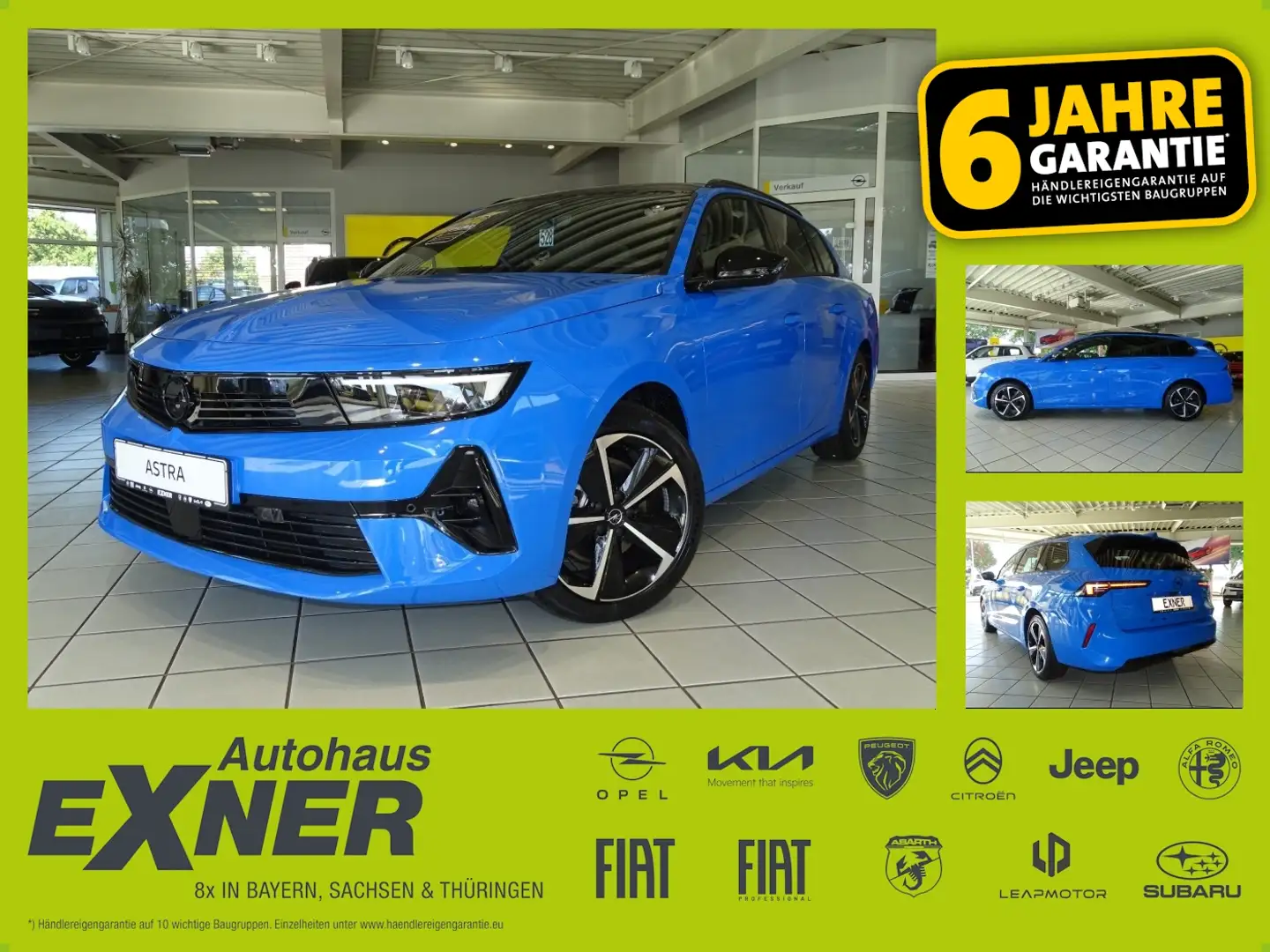 Opel Astra ST GS 130 PS Klimaaut., Rückfahrk., Bleu - 1