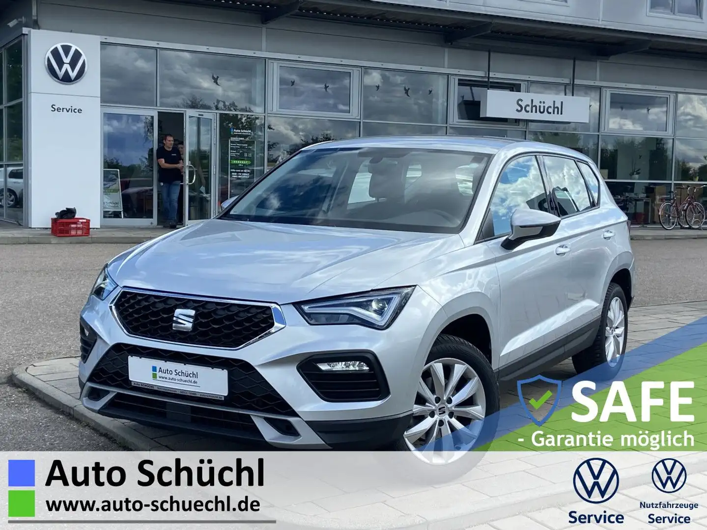 SEAT Ateca 1.5 TSI Style NAVI-PRO+LED+AHK+FULL-LINK+S Silber - 1
