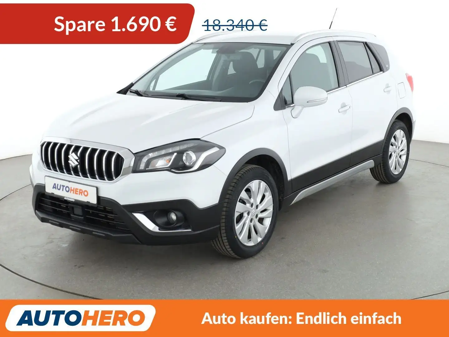 Suzuki SX4 S-Cross 1.4 BoosterJet Mild-Hybrid Comfort*NAVI*ACC*AHK* Weiß - 1