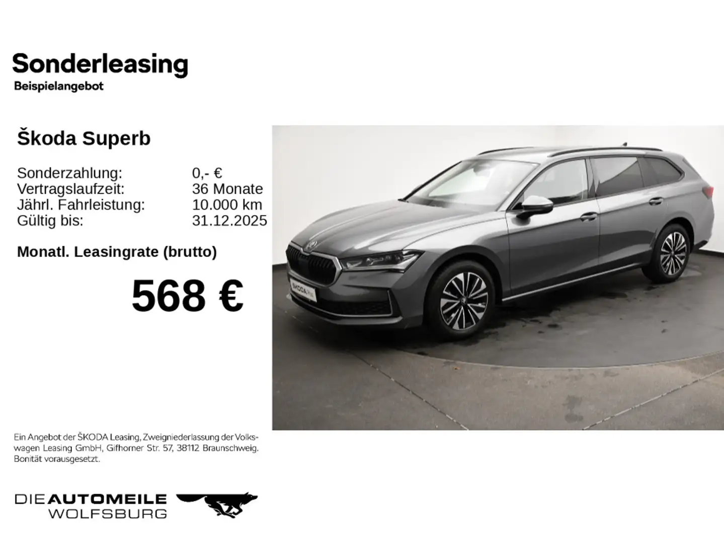 Skoda Superb 4 IV Combi 2.0 TDI DSG Selection Neues Mo Grau - 2