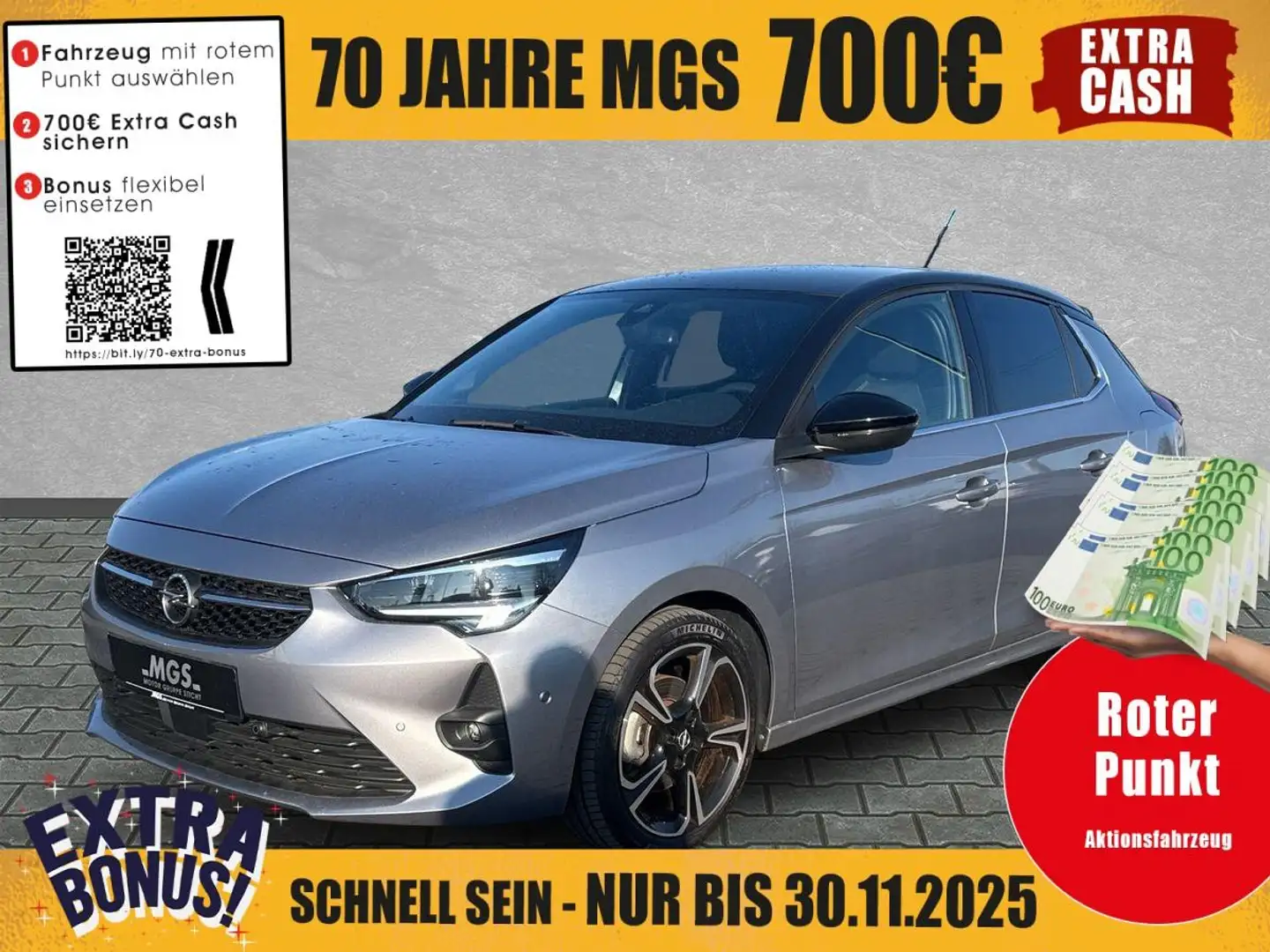 Opel Corsa Ultimate BT #NAVI #S&S #SHZ #Metallic #LED Argent - 1