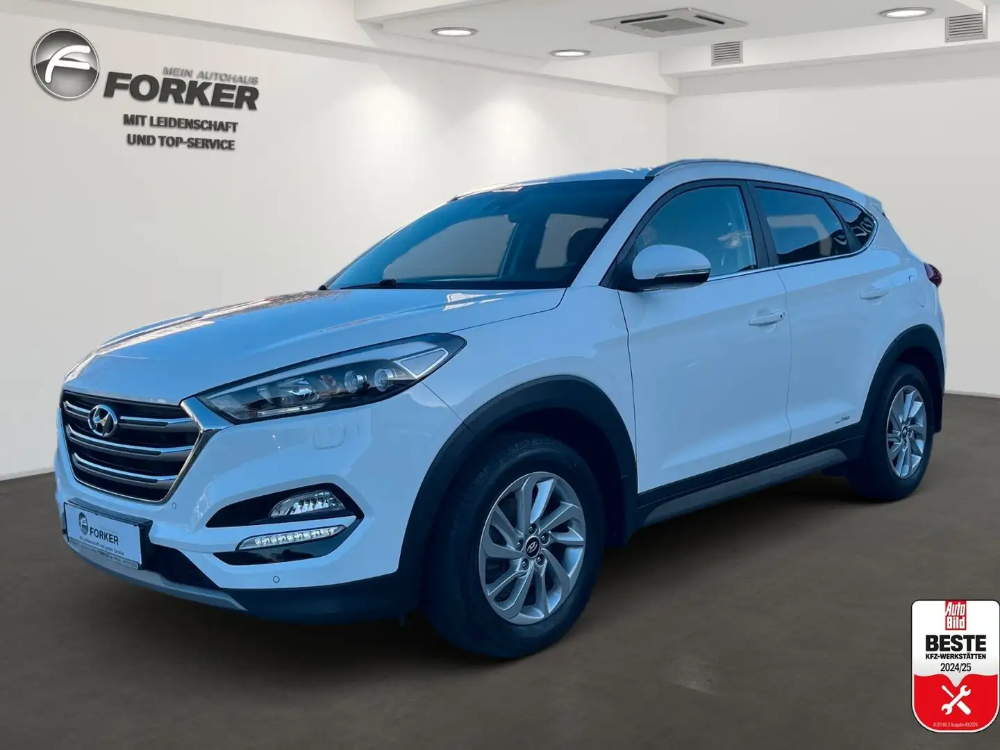 Hyundai TUCSON Style SmartKey LED Totwinkel AHVZ Winterr Weiß - 1