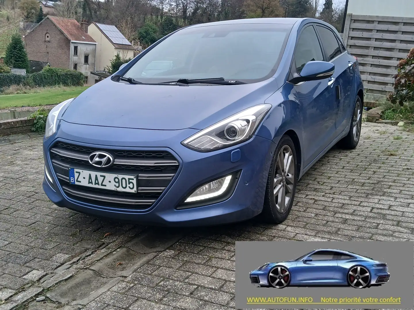 Hyundai i30 i30 1.6 GDi Joy DCT Bleu - 1
