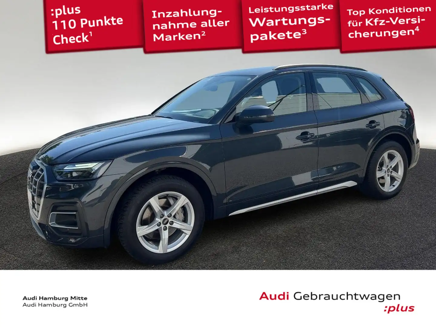 Audi Q5 35 TDI advanced S tronic Navi Sitzhzg Standhz Grau - 1
