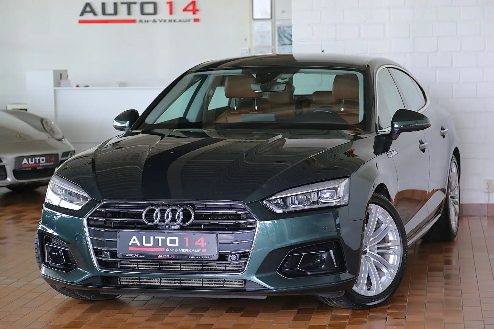 Audi A5 Sportback 2.0 TFSI design Virtual LED 360°ACC Grün - 1