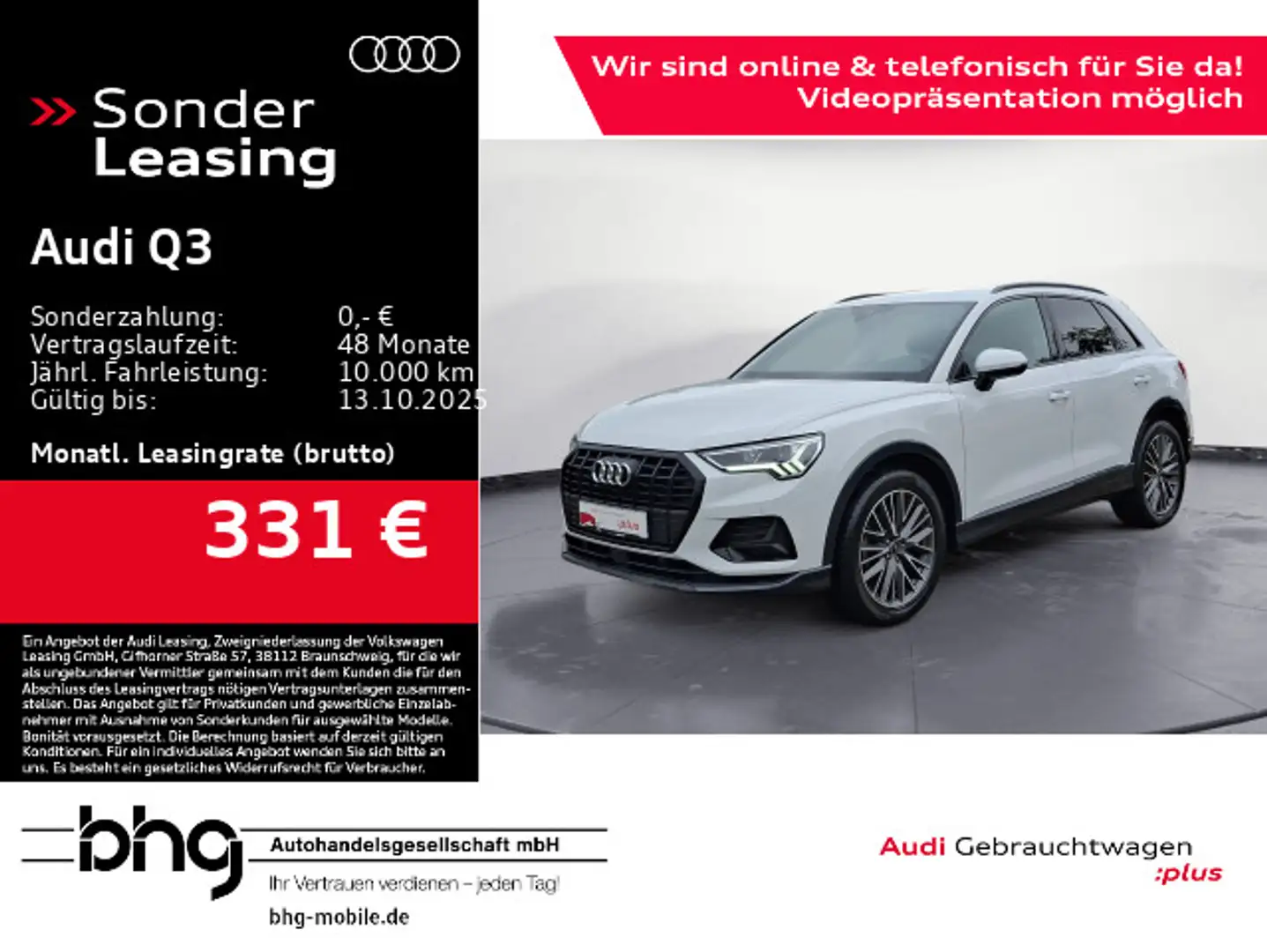 Audi Q3 35 TDI S tronic advanced Weiß - 1