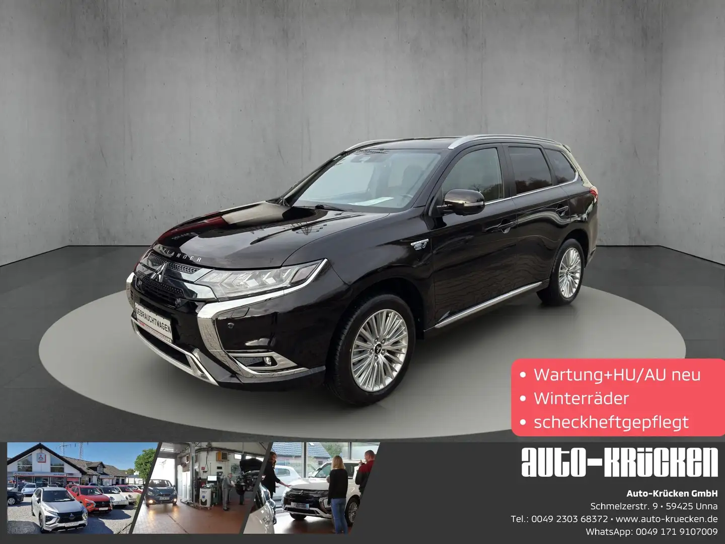 Mitsubishi Outlander PHEV TOP AHK - S+W Räder - Garantie bis 11/2028 Noir - 1