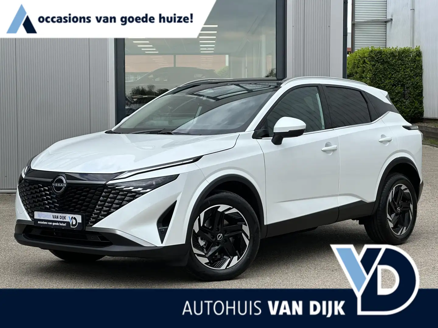 Nissan Qashqai 1.3 MHEV Xtronic N-Connecta | Pano-dak/360° camera Wit - 1