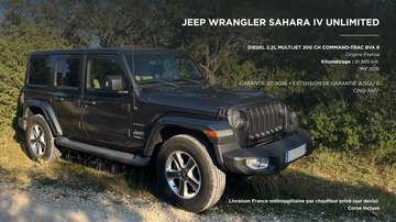 Wrangler Unlimited 2.2 l Mjet 200 ch BVA8 Sahara